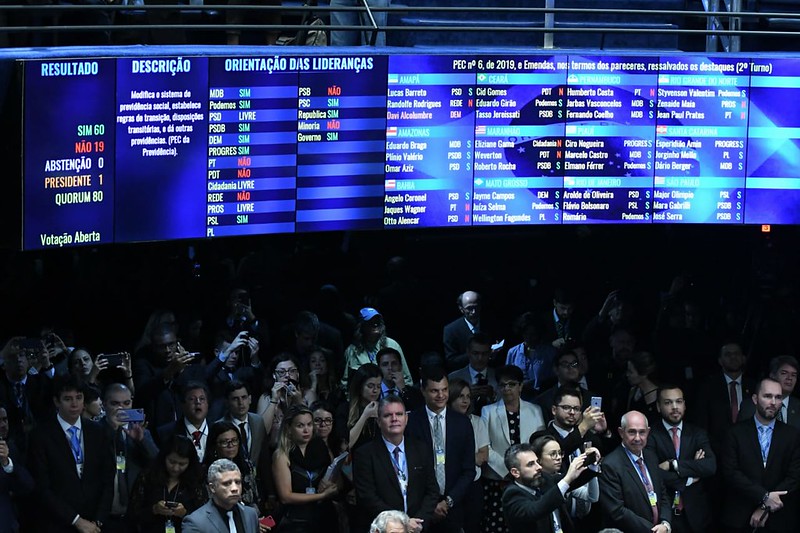 Senado conclui aprovação da Nova Previdência